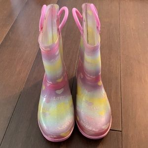 Girls Sparkle Rain Boots